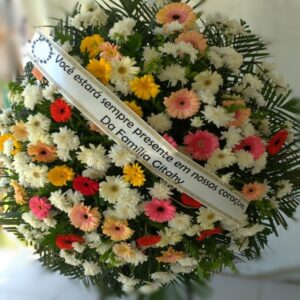 09-COROA MONSENHOR COM GÉRBERAS Tam:1,30